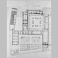 Saint-Nicolas de Blois, Plan d'ensemble près l'installation de l'Hospice Civil et Militaire, photo Thibault, J.-N., Région Centre - Inventaire général, culture.gouv.fr,.jpg
